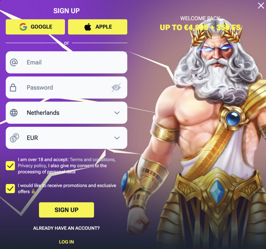 How to: Een Nieuw Account Aanmaken in VoltSlot Casino